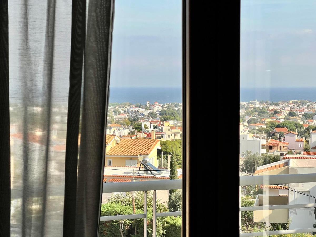 Sunrise Studio With Unhindered View To The Sea. Néa Mákri Exteriör bild